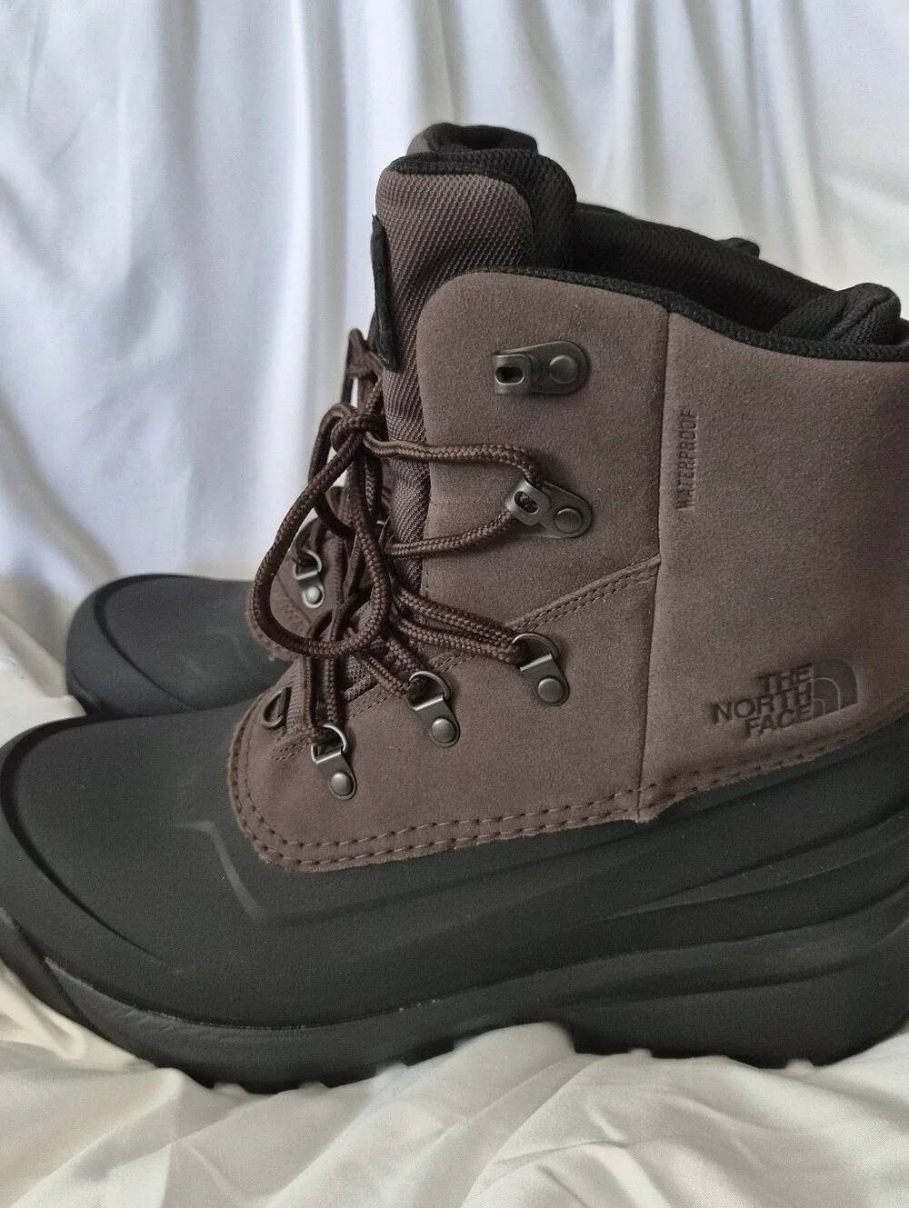 The North Face Chilkat V Lace WP Boots Coffee Brown Black Men's Size 11